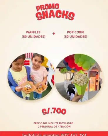 Video de carritos vintage atendiendo una fiesta infantil en Lima